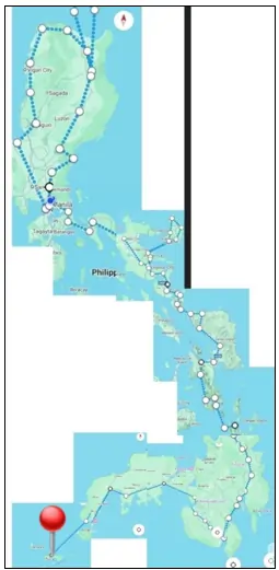 ferdinand delamerced routemap