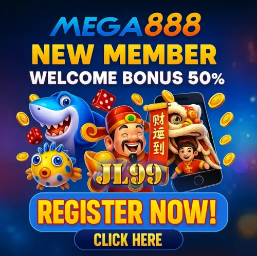 mega888 new member welcome bonus 50%