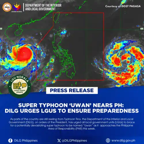 press release uwan typhoon