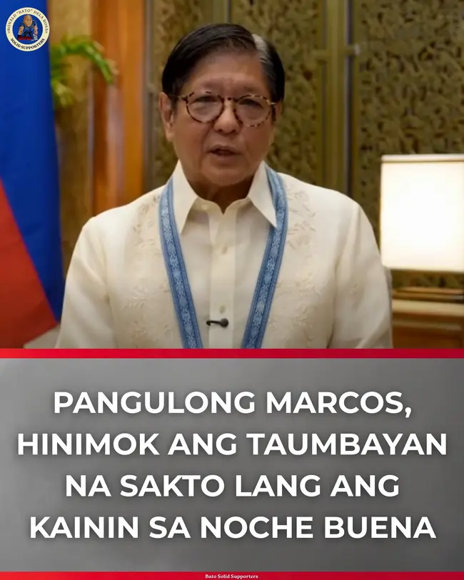 Marcos Noche Buena paalala